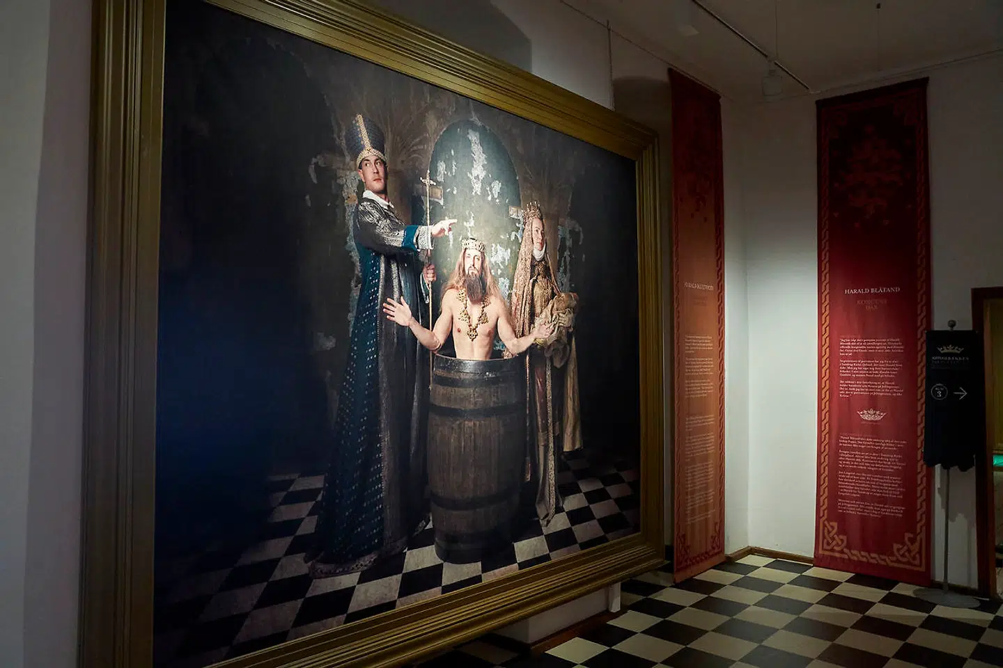 Udstillingsplanche af Jim Lyngvild.