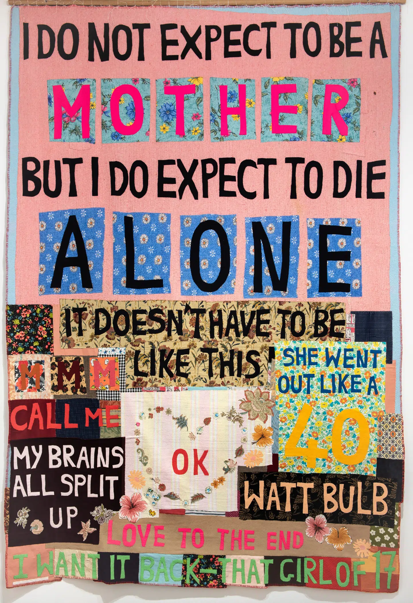 Tracey Emin: »Jeg forventer ikke«, 2002.