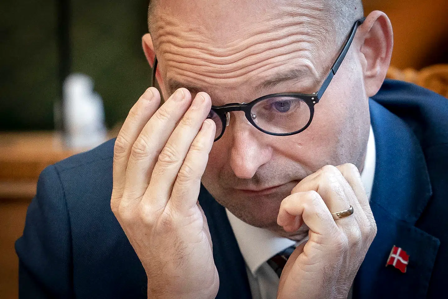 Søren Pape Poulsen, De Konservatives formand, afviser at svare på, hvorfor han ikke tidligere har fået sat en stopper for Naser Khaders beskeder.