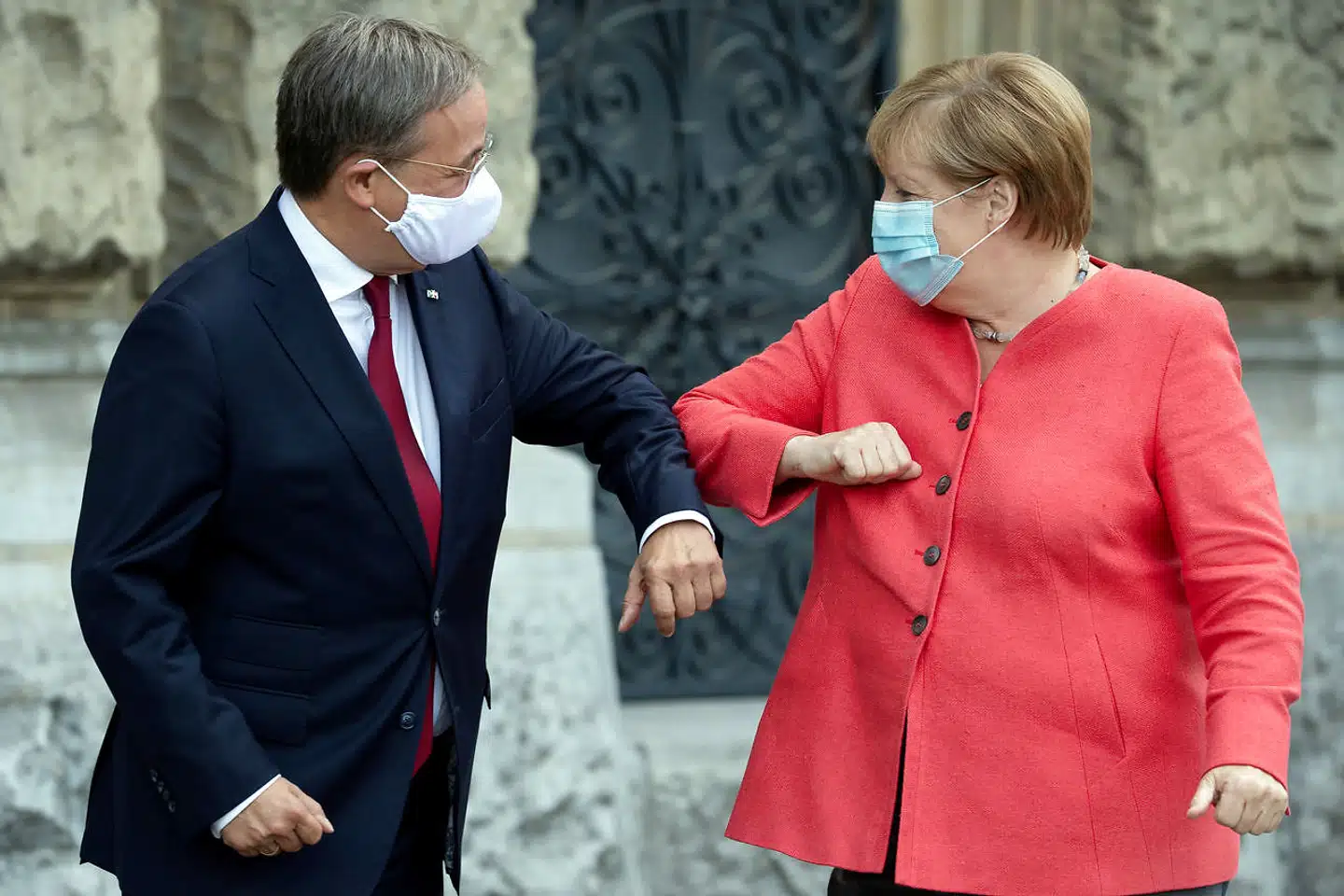 Armin Laschet ville under normale omstændigheder være den oplagte konservative kanslerkandidat. Men tiderne er ikke normale, og Angela Merkel bliver den første siddende tyske kansler, der ikke genopstiller ved et kommende valg. Arkivfoto: Federico Gambarini/Reuters/Ritzau Scanpix