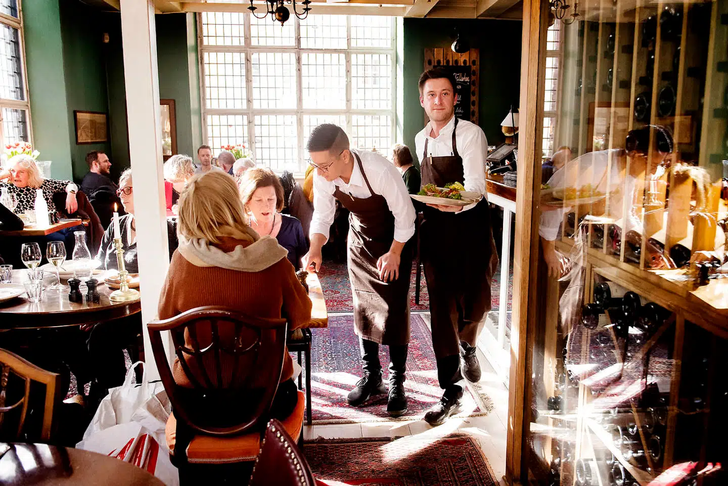 En af de restauranter, der ikke åbner med udendørsservering 21. april, er Restaurant Maven i Nikolai Kirke. Det kan simpelthen ikke betale sig. Arkivfoto: Linda Kastrup