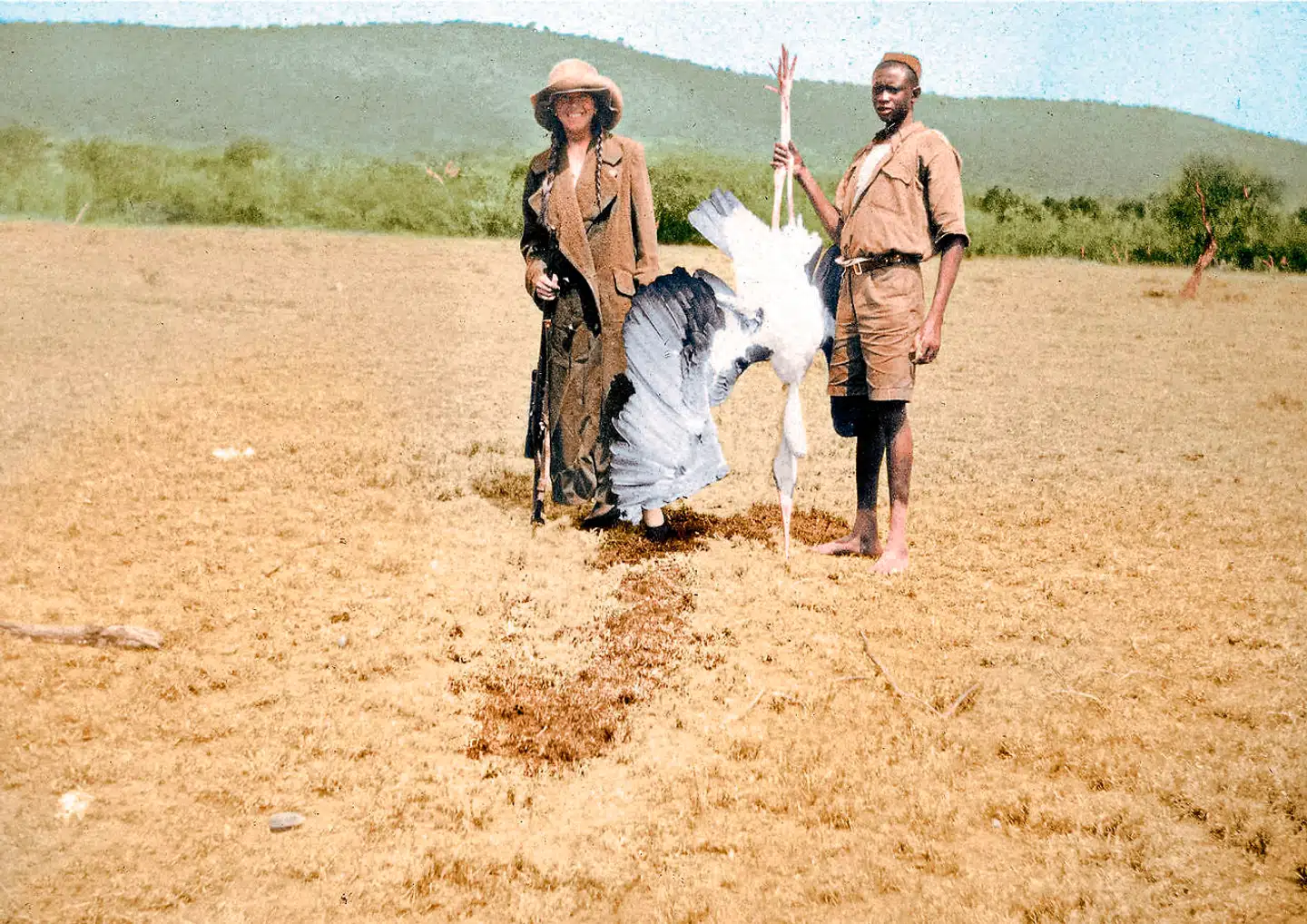 Et billede fra Tom Buk-Swientys biografi om Karen Blixen, ”Løvinden”.