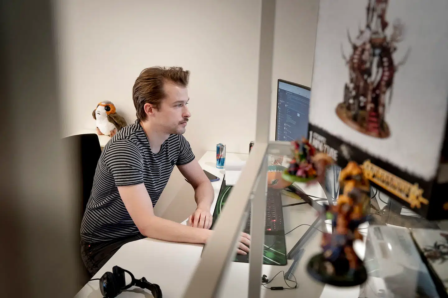 Trophy Games' største spil er p.t. fodboldmanagerspillet »Pro 11«. I løbet af i år vil selskabet med administrerende direktør Søren Gleie i spidsen lancere både e-sportsmanagerspil og et Warhammer-strategispil.