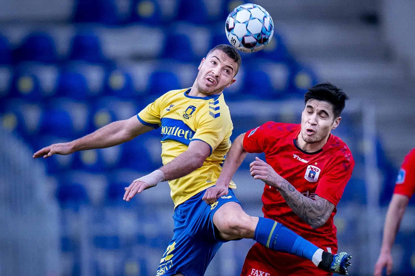 Brøndby og AGF spillede søndag 1-1 i Superligaen. Liselotte Sabroe/Ritzau Scanpix