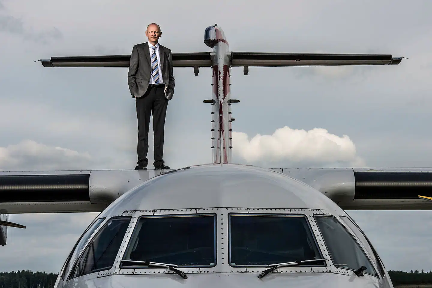 Stifteren af Nordic Aviation Capital, Martin Møller Nielsen, kan nu se hans livsværk kæmpe for overlevelse. Dog ikke længere i stolen som formand. Arkivfoto: Søren Bidstrup