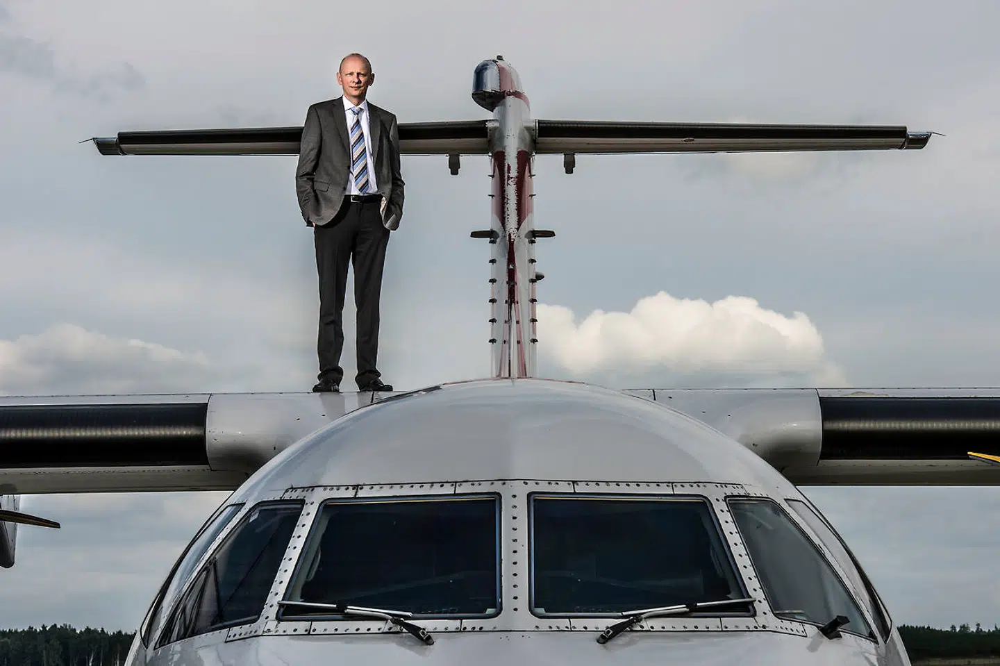 Stifteren af Nordic Aviation Capital, Martin Møller Nielsen, kan nu se hans livsværk kæmpe for overlevelse. Dog ikke længere i stolen som formand. Arkivfoto: Søren Bidstrup