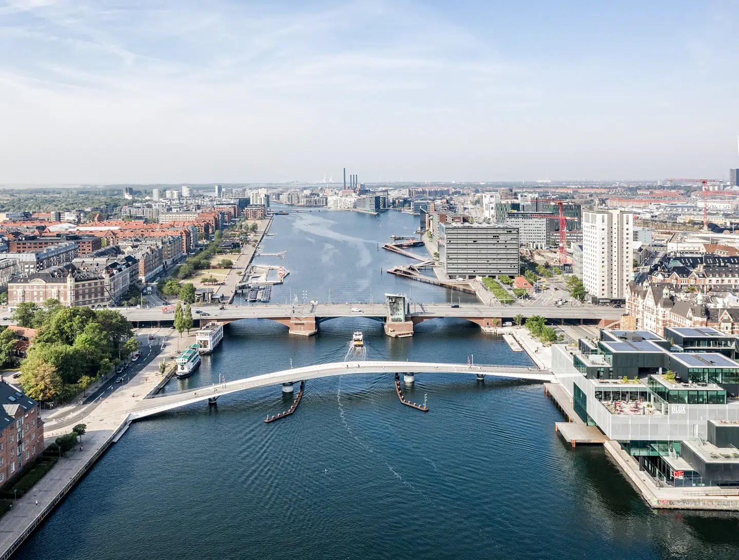 Langebro og dens prisvindende lillebror Lille langebro.