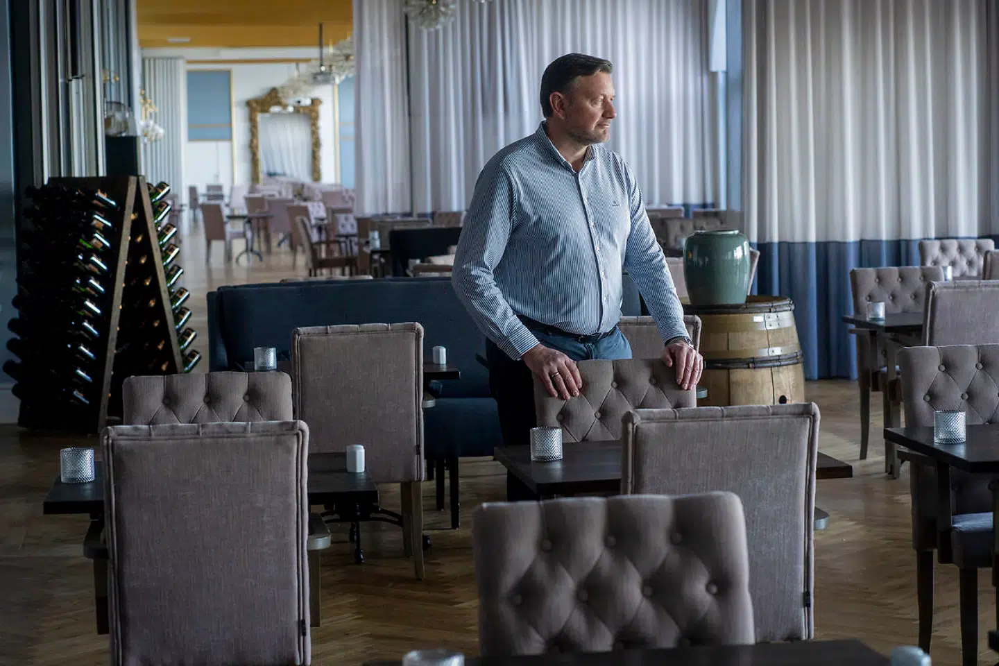 Michael Lauritsen, direktør på Marienlyst Strandhotel, ser tilbage på første år af coronakrisen.