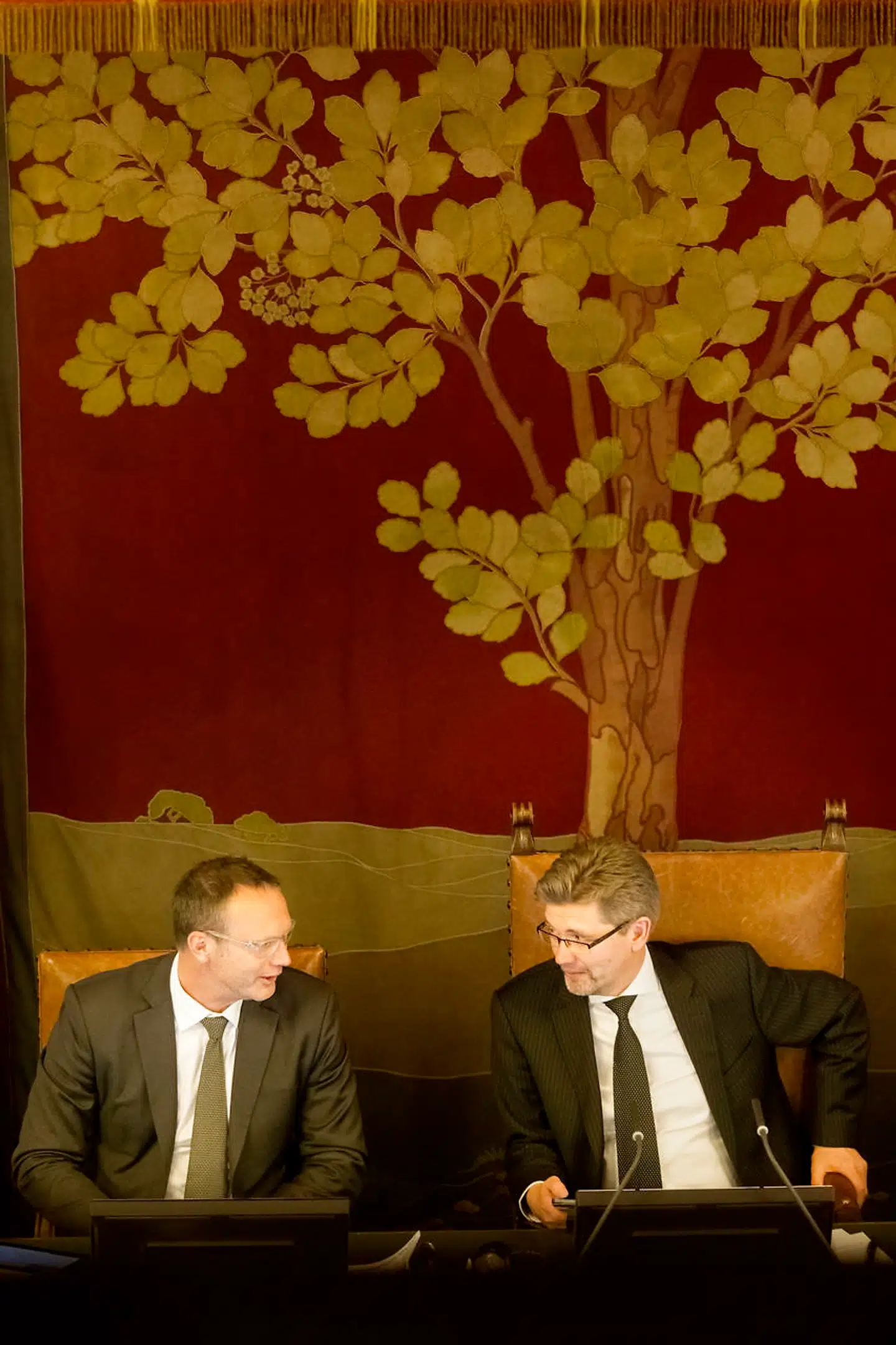 Overborgmester Frank Jensen og Claus Juhl, daværende adm. direktør i Økonomiforvaltningen i Københavns Kommune.