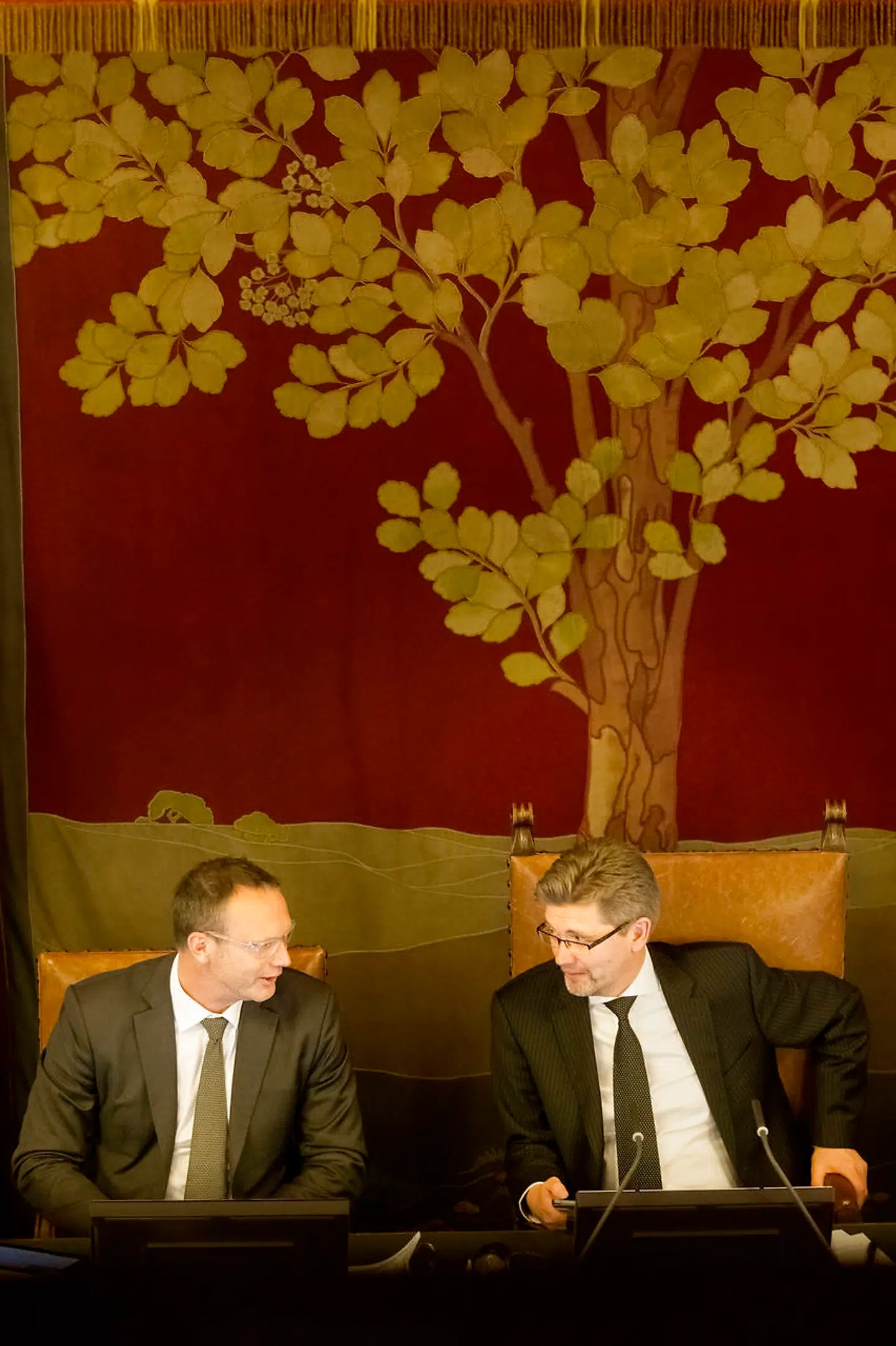 Overborgmester Frank Jensen og Claus Juhl, daværende adm. direktør i Økonomiforvaltningen i Københavns Kommune.