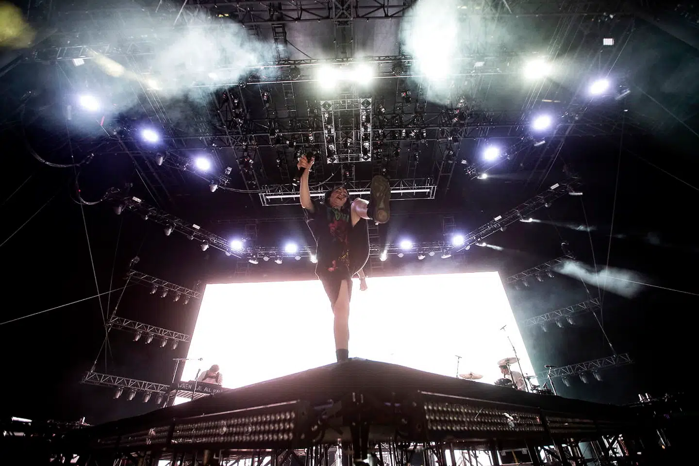 Billie Eilish på scenen til Coachella 2019.