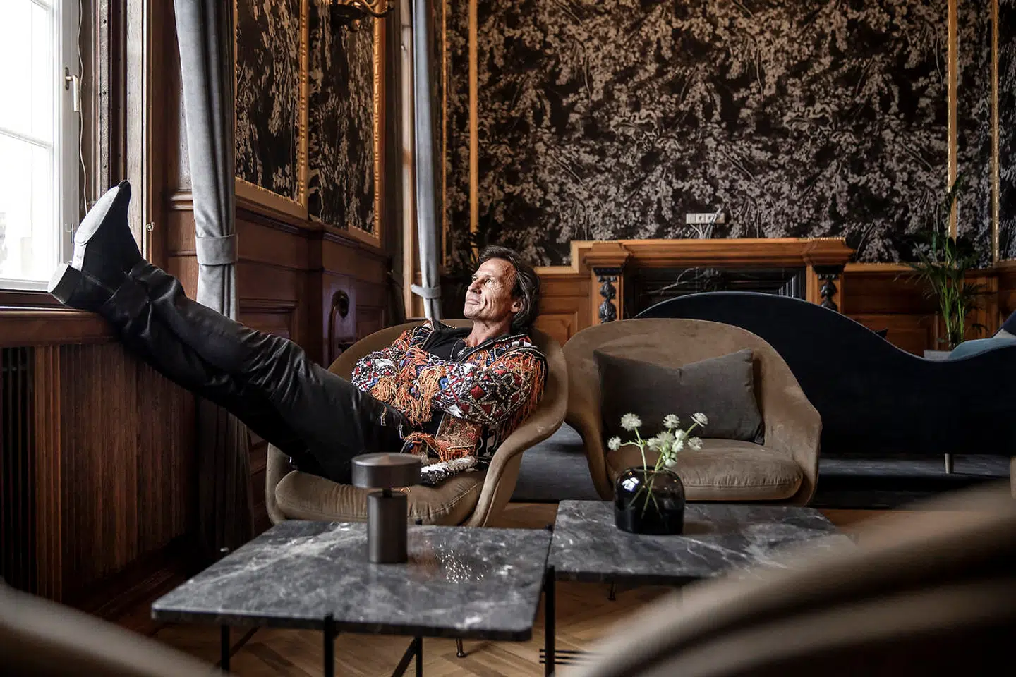 Petter Stordalen og Nordic Choice Hotels ender 2020 med milliardunderskud. I Danmark ligger nedgangen i hotelomsætning på 61,5 procent, på trods af åbningen af nyt hotel, Villa Copenhagen i København, hvor Petter Stordalen her portrætteres. Arkivfoto.