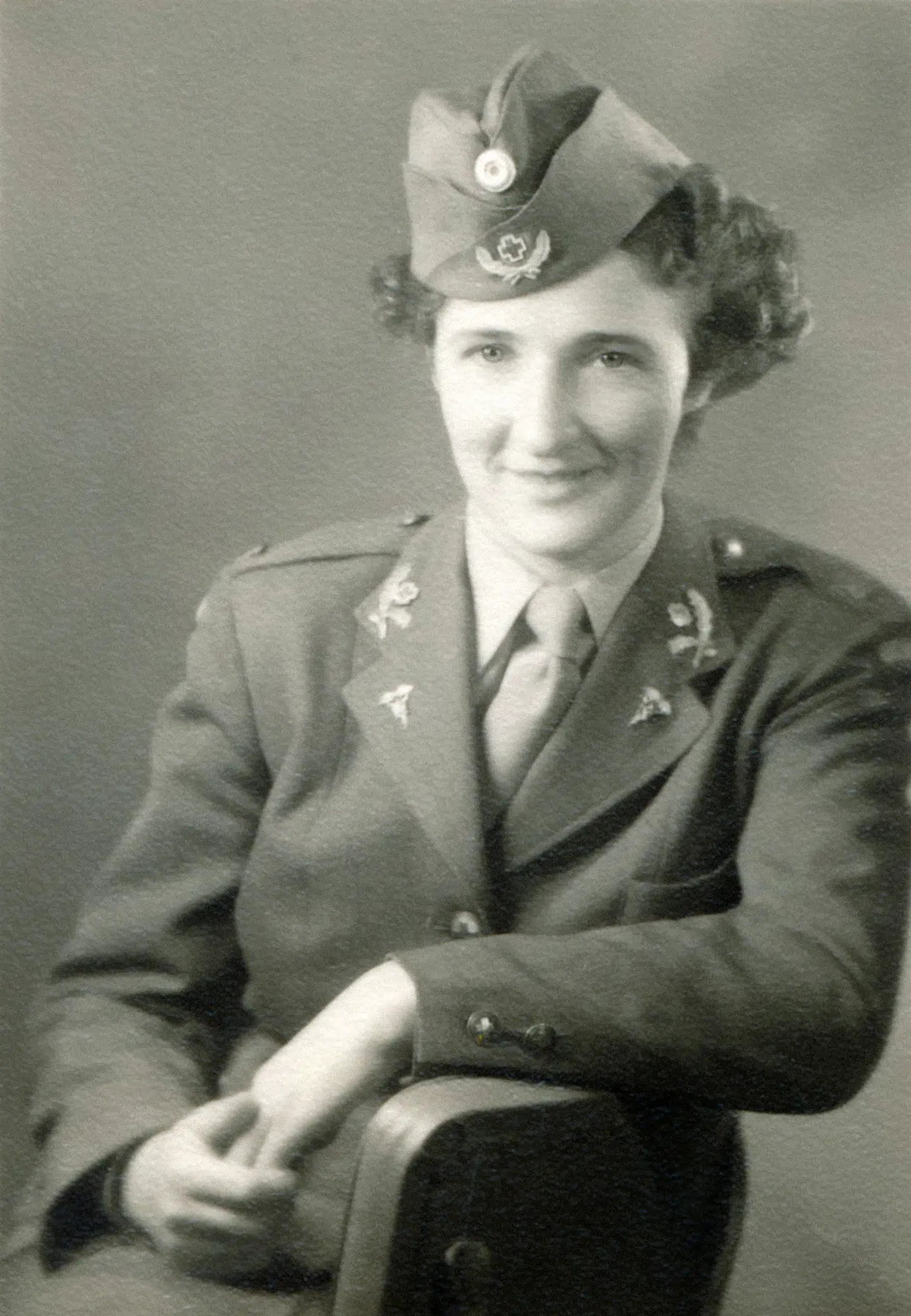 Gyde Kjestine Rudbeck skrev dagbog ombord på »Jutlandia«. Som ung var hun forkvinde for Konservativ Ungdom i Haderslev. Illustration fra bogen.