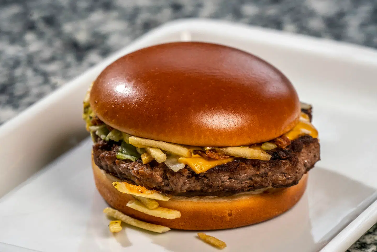 McDonald’s bearnaise-homestyle-burger lavet af Paul Cunningham.