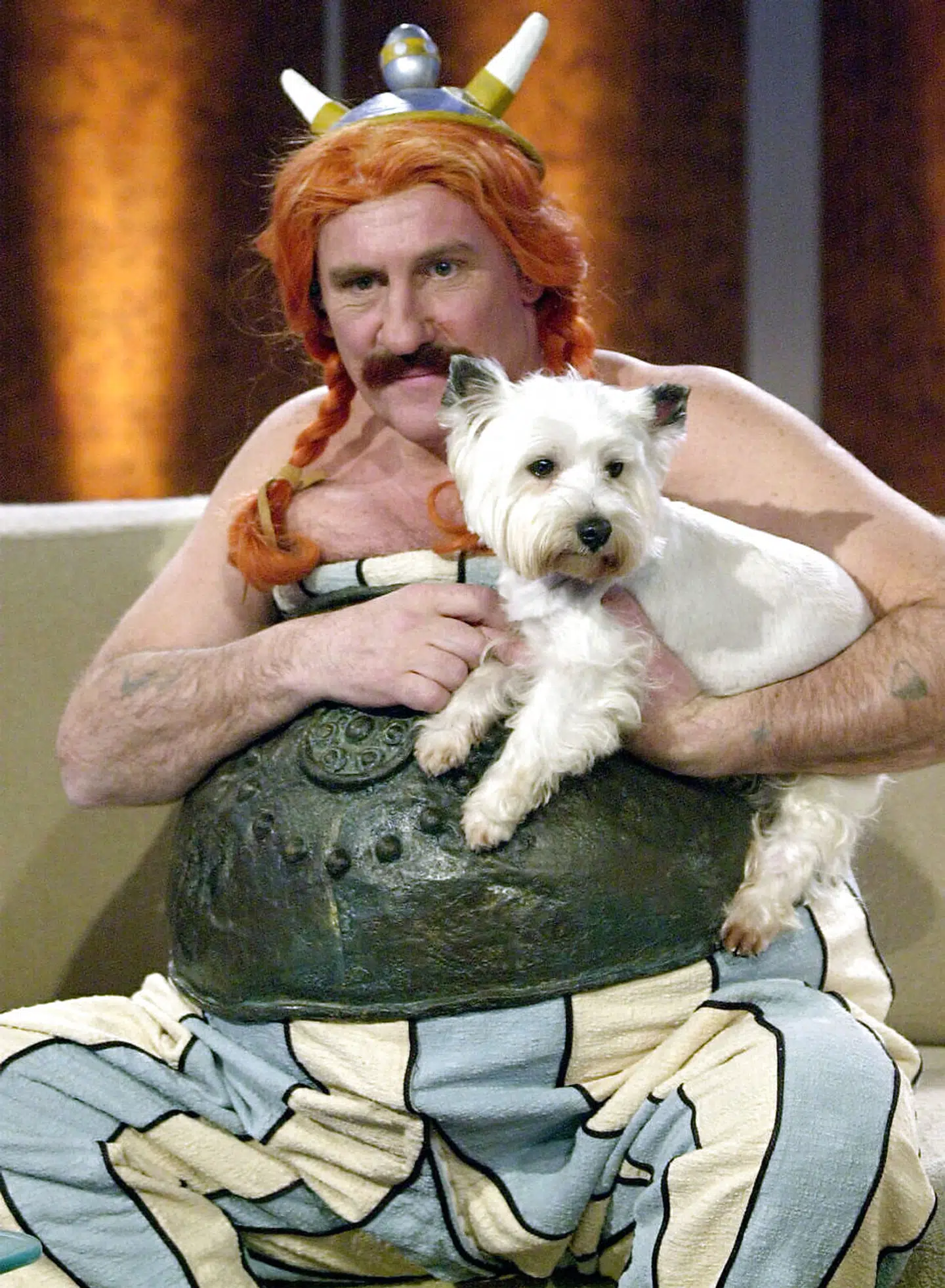 Gérard Depardieu var med sin imponerede fysik og ditto karisma det oplagte valg til rollen som Obelix, da tegneserien om de gæve gallere blev filmatiseret.