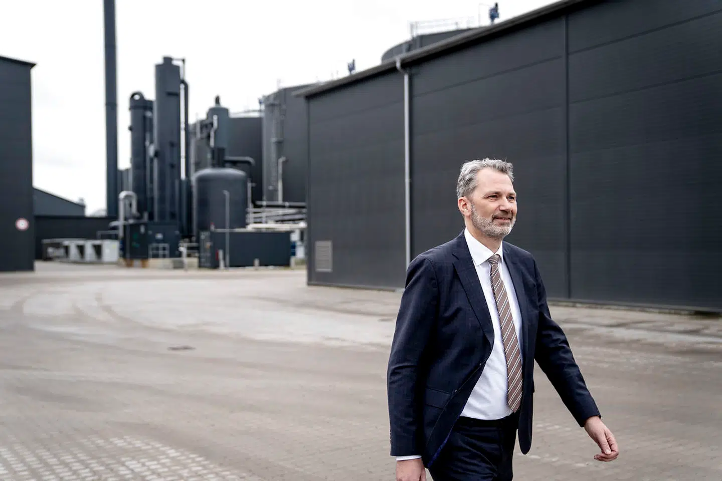 Administrerende direktør for Nature Energi Midtfyn, Ole Hvelplund, er sikker på, at det godt kan lade sig gøre at skaffe biogas nok til den tunge, energislugende del af dansk erhvervsliv inden 2030. Men det kommer ikke til at ske uden statsstøtte. Arkivfoto: Carl Oscar Scott/Ritzau Scanpix