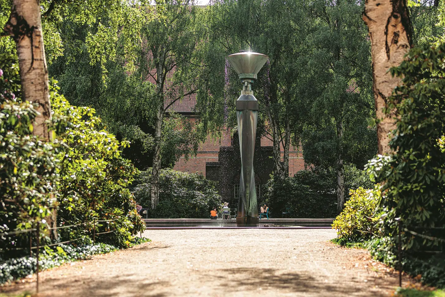 Mogens Møllers »Wiedewelt 1731« i Det Kongelige Biblioteks Have.