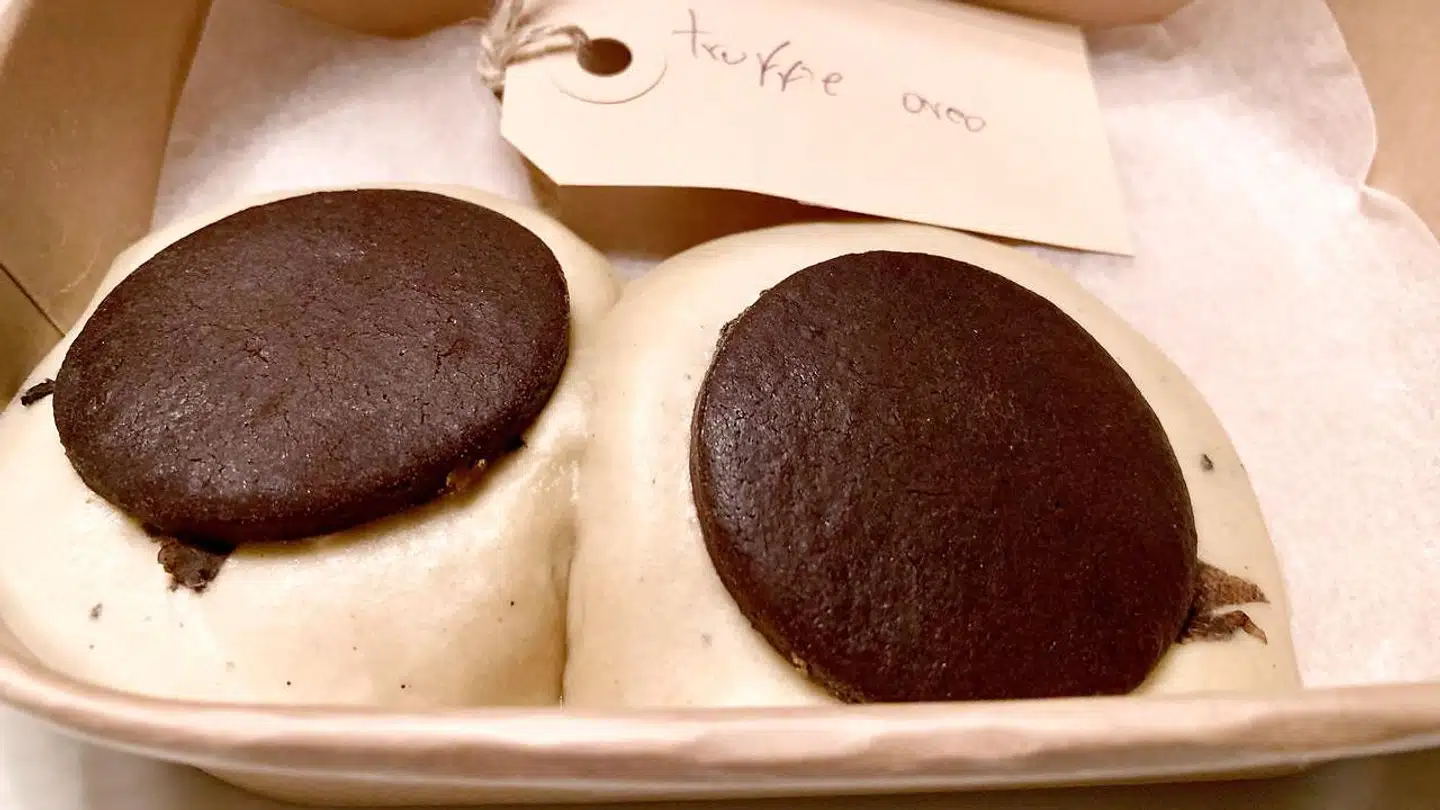 Trøffel Oreo'erne var smeltet, da vi kom hjem med maden, og så smagte de for meget af trøffel.
