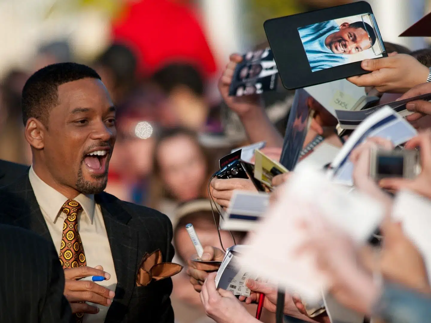 Skuespiller Will Smith møder sine fans i Berlin. Hans venturekapitalfond, Dreamers VC, er blandt investorerne i danske Jannick Mallings investeringsplatform.