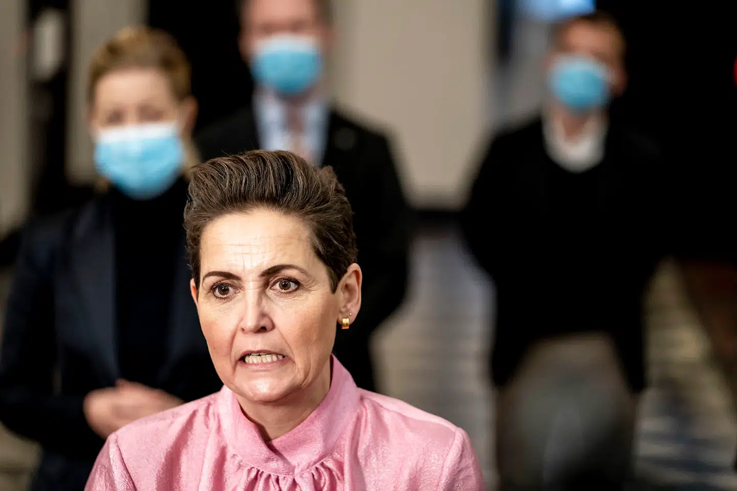Pia Olsen Dyhr (SF) vil hverken be- eller afkræfte, at partiet kunne finde på at indgå i et alternativt flertal om genåbning fra 1. marts. Arkivfoto: Mads Claus Rasmussen/Ritzau Scanpix