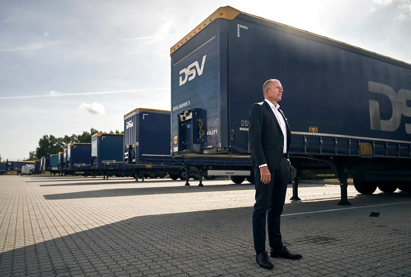 Arkivfoto: Jens Bjørn Andersen chef for DSV i Hedehusene, den 22. august 2019.