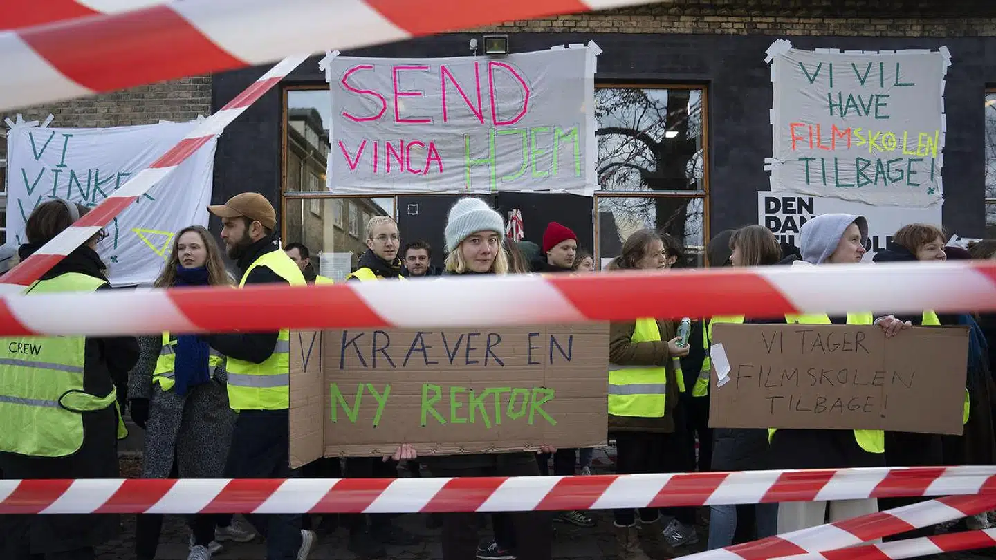 »Jeg sagde til de studerende, at jeg har kæmpestor respekt for den vilje til at kæmpe for noget. Det var helt åbenlyst ikke en kamp, der handlede om mindre utilfredshed. Det var en kamp, som meget tydeligt handlede om eksistens,« siger Tine Fischer, der netop har haft Zoom-møde med skolens studerende.