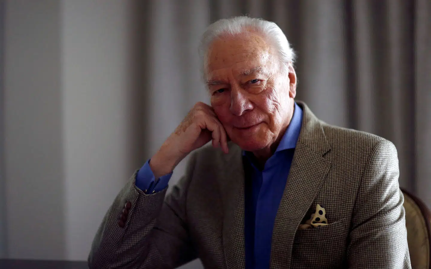 Arkivfoto. Oscar-vinderen Christopher Plummer.