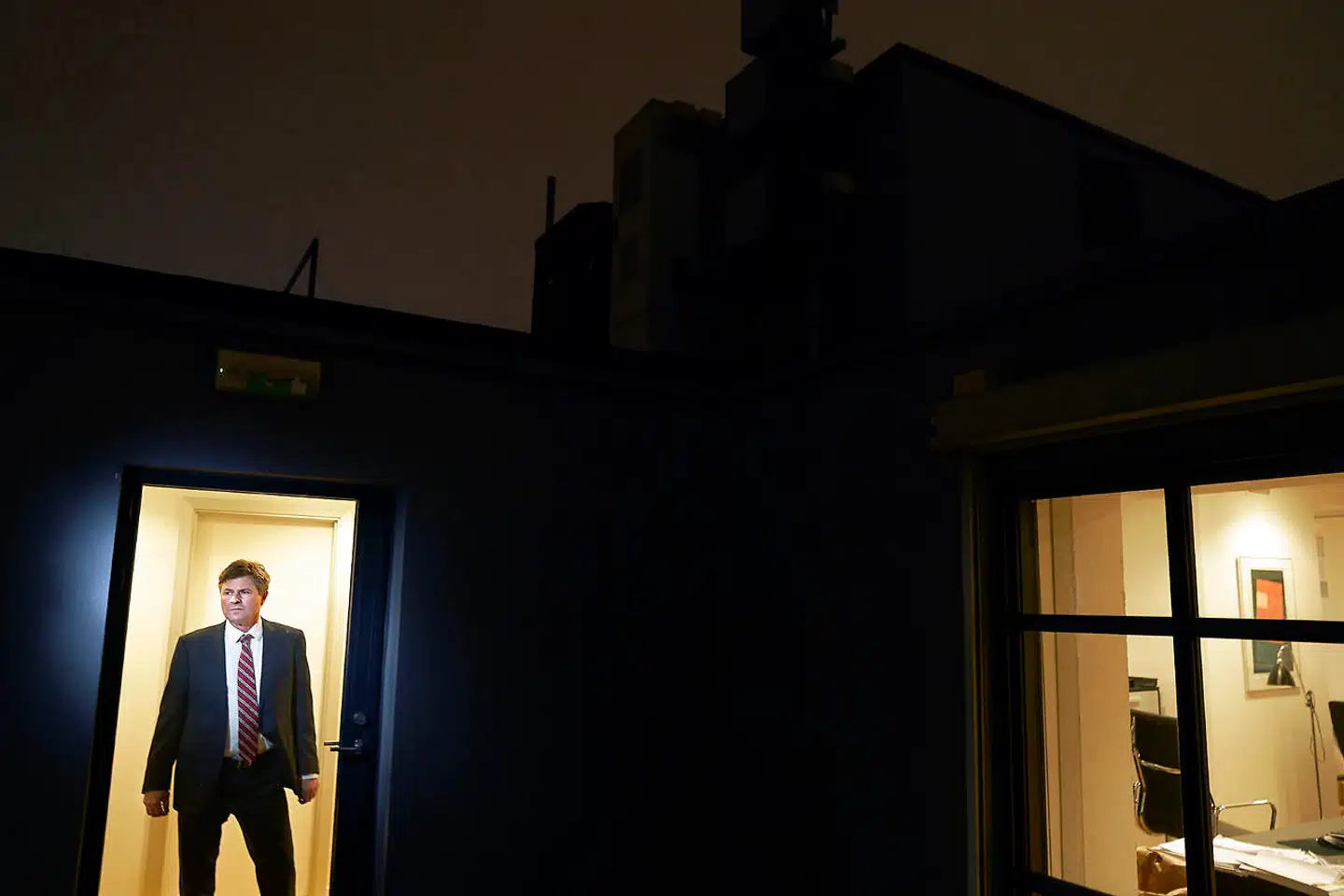 Jesper Berg, direktør i Finanstilsynet, følger nøje med i balladen om GameStop-aktien. Her er han fotograferet hos tilsynet, længe før coronavirussen lukkede samfund – og frisører – ned.