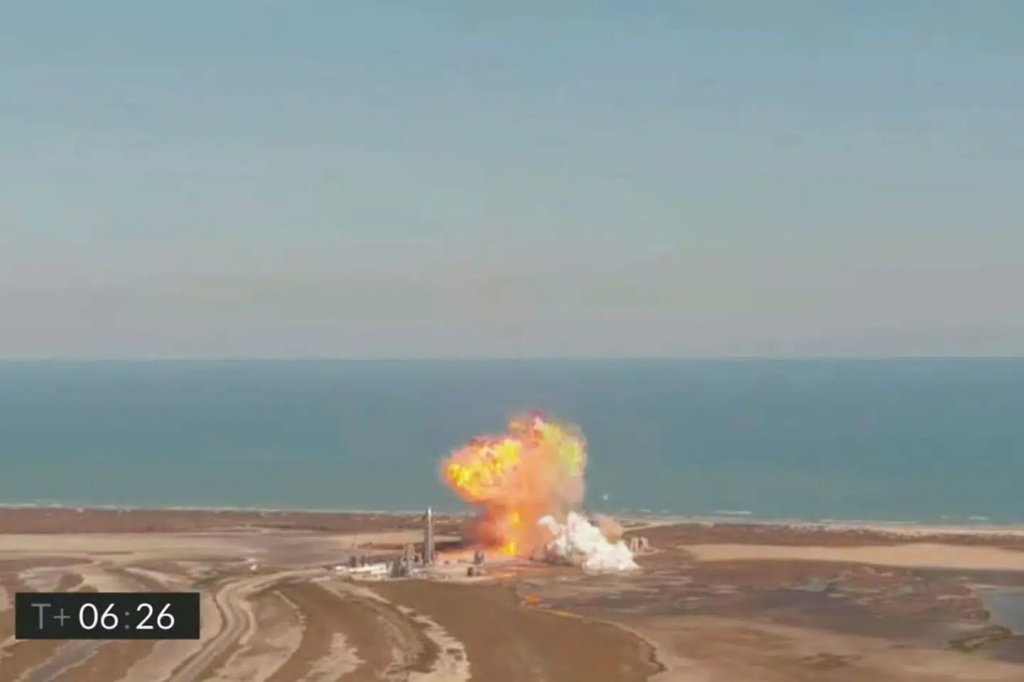 »The SpaceX Starship SN9«-prototypen eksploderede ved landingen.