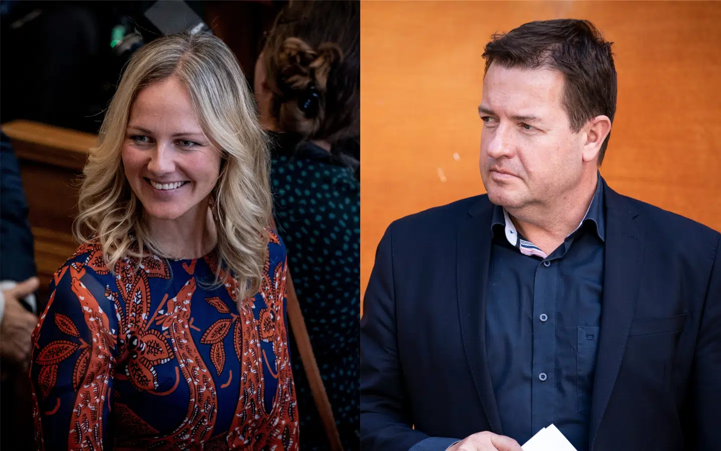 »Hvis man smider Ida Auken ud eller marginaliserer hende, så gør man det samme med mig,« skrev de Radikales Jens Rohde i efterårsferien Facebook. Nu har de begge meldt sig ud af partiet. Fotocollage. Billeder taget af Niels Christian Vilmann.