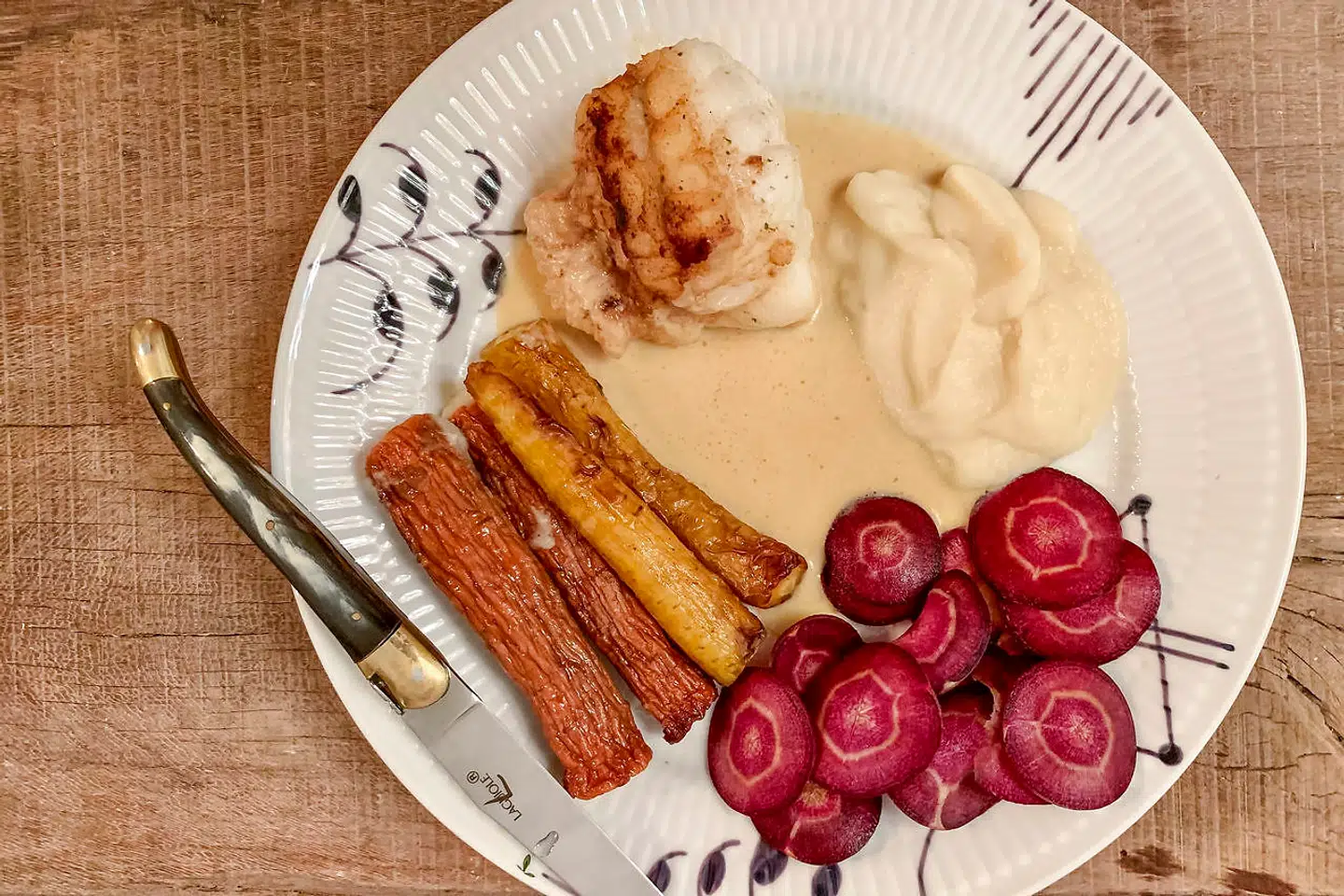 Havtasken var fremragende, mens gulerødderne gjorde knap så meget gavn.