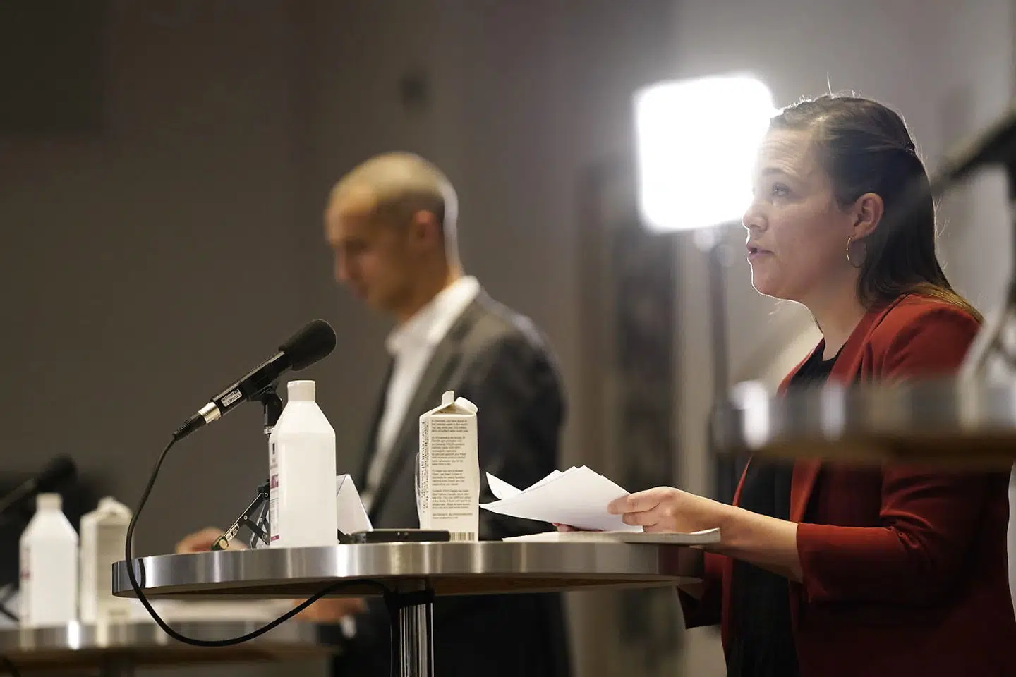 Astrid Krag, social- og ældreminister, Pernille Rosenkrantz-Theil, børne- og undervisningsminister og Mattias Tesfaye, udlændinge- og integrationsminister afholder pressemøde om udspillet Børnene Først, i Eigtveds Pakhus i København, onsdag den 27. januar 2021.