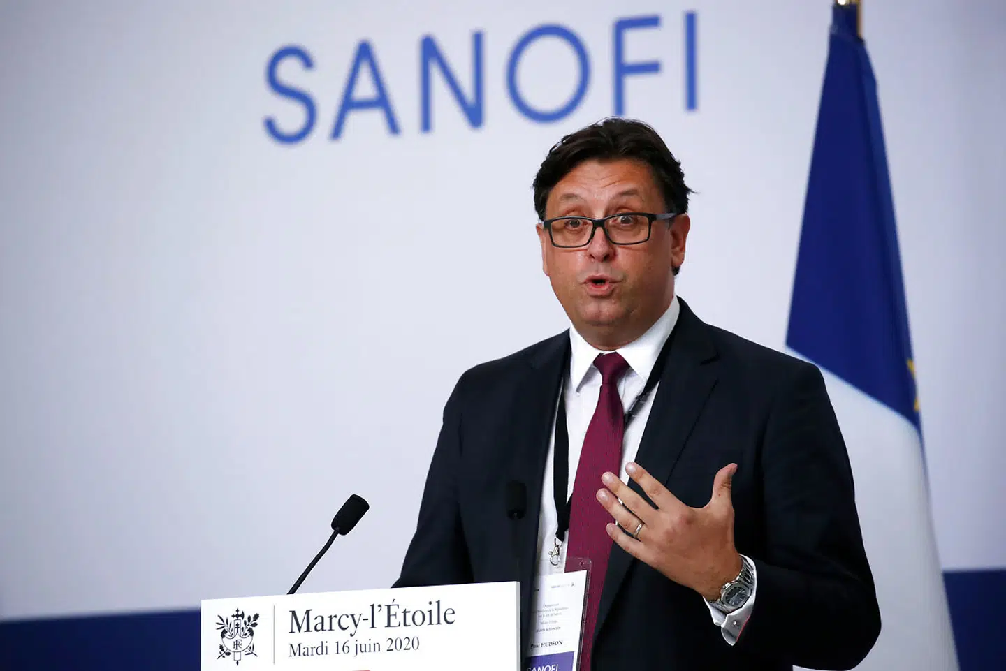 Sanofis direktør, Paul Hudson.
