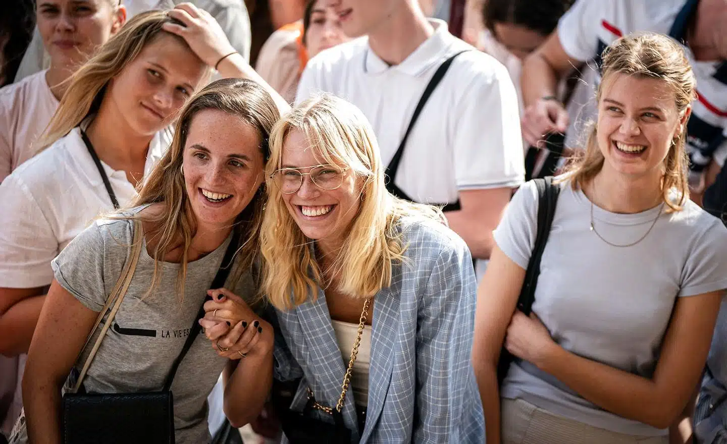 Flere og flere 18-24-årige flytter til storbyen for at studere. Billedet er fra studiestart 2019 på Københavns Universitet.