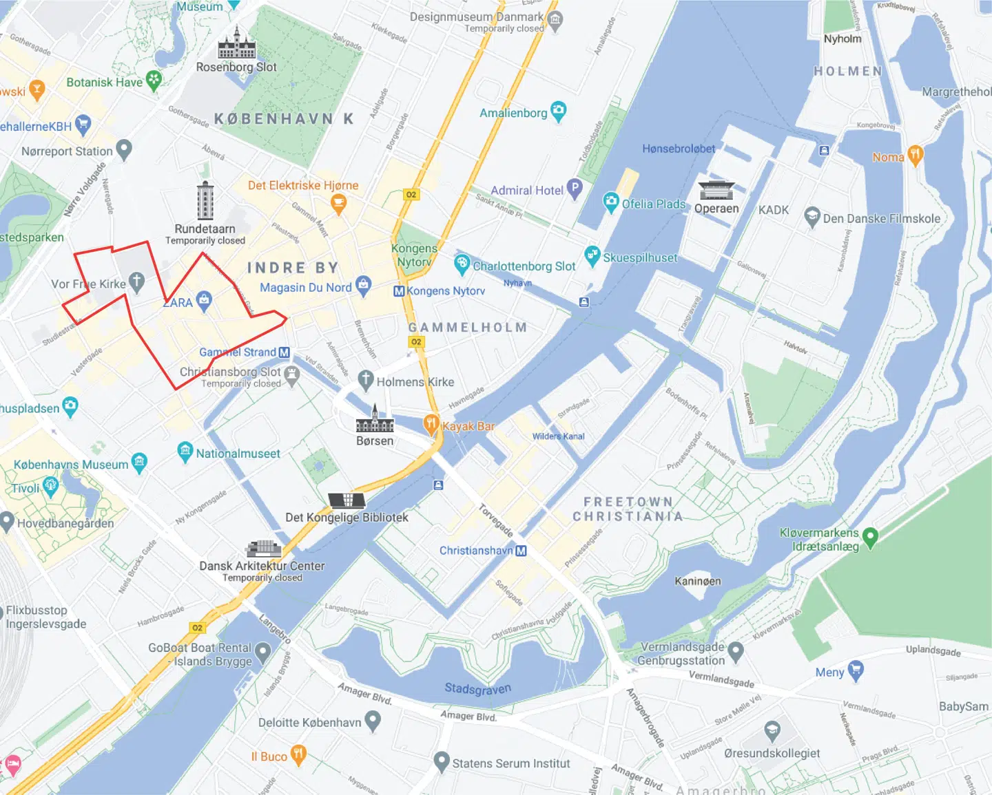 I middelalderbyen kan man finde en anderute. Der er uden tvivl masser af andre billedruter i København