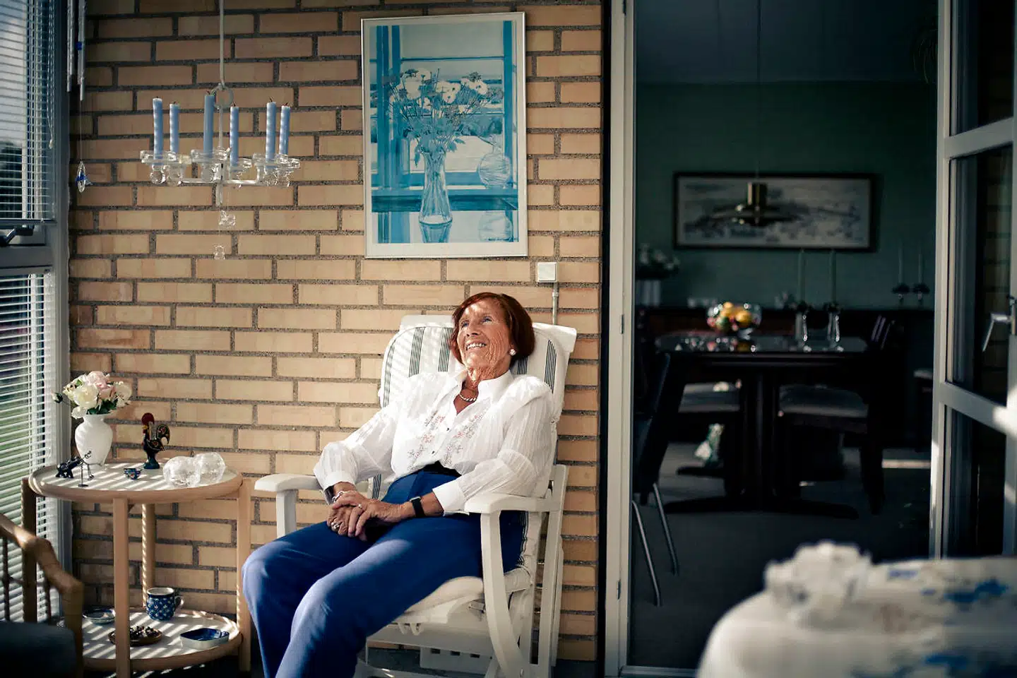 Arkivbillede fra 2014. Af hensyn til corona har Berlingske ikke taget nye billeder af snart 92-årige Ebba Boesen. Siden billedet blev taget, er Peter Brixtofte gået bort. Det har kun sat skub i Ebba Boesens sympati for den tidligere borgmester.