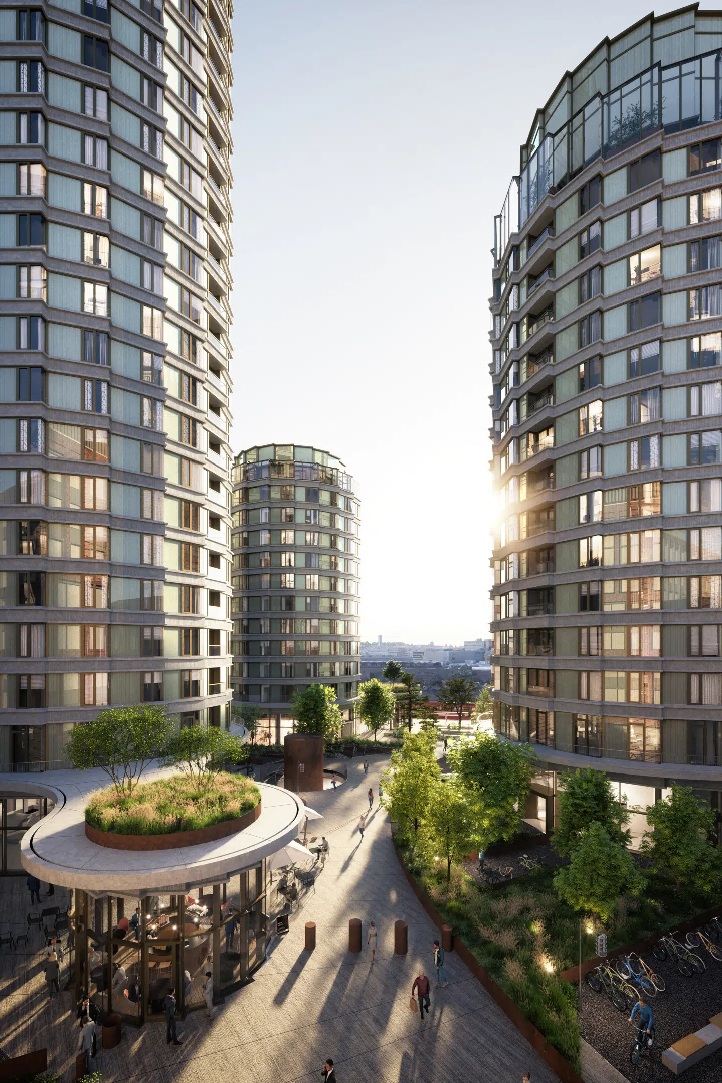 Postbyen bliver helt bilfri.