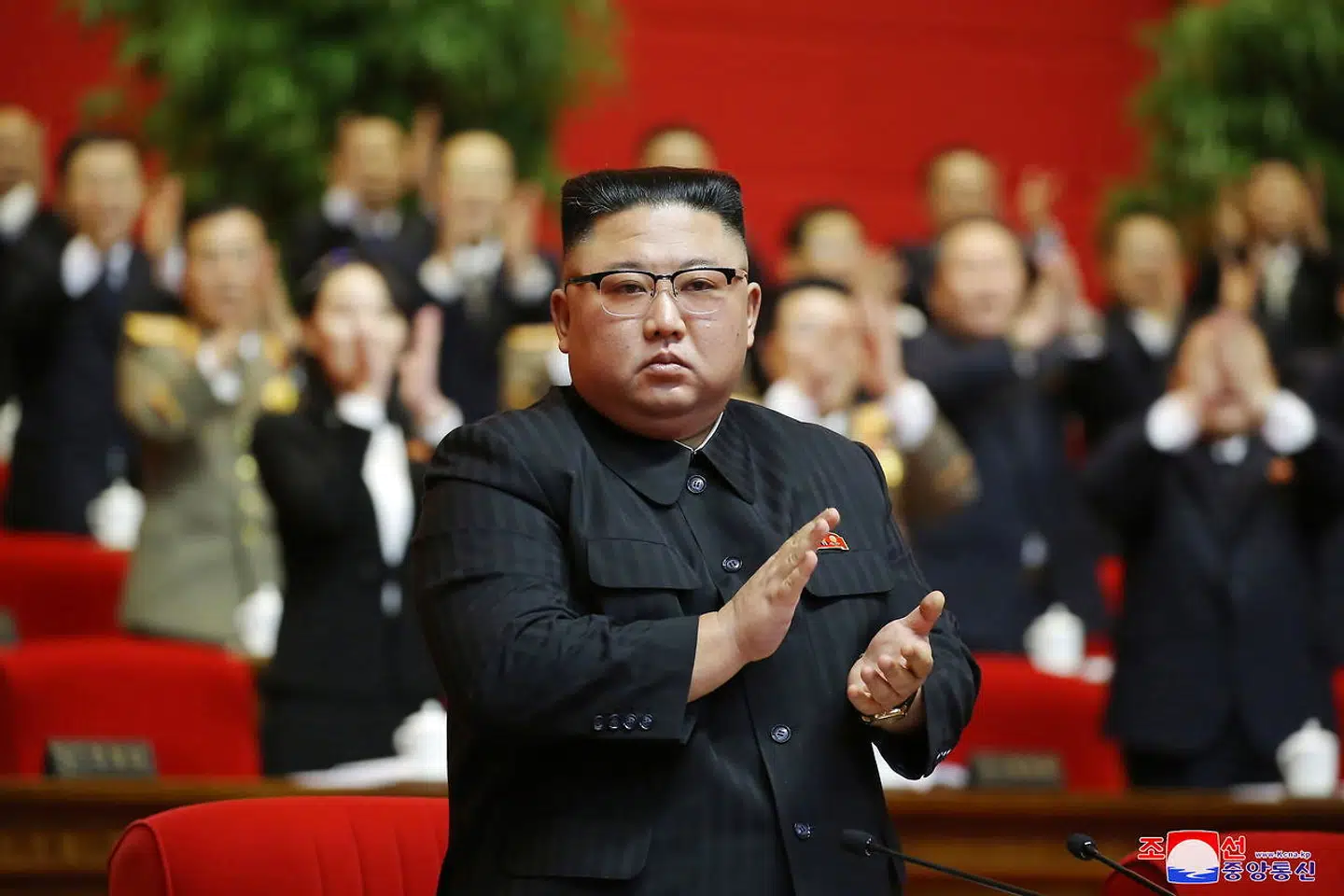 Nordkoreas leder Kim Jong-un fotograferet 11. januar 2021.
