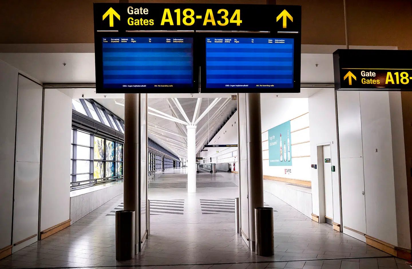 Der har ikke været meget trafik i Københavns Lufthavn det seneste års tid. Nu lukkes der igen for rejser til og fra Danmark.