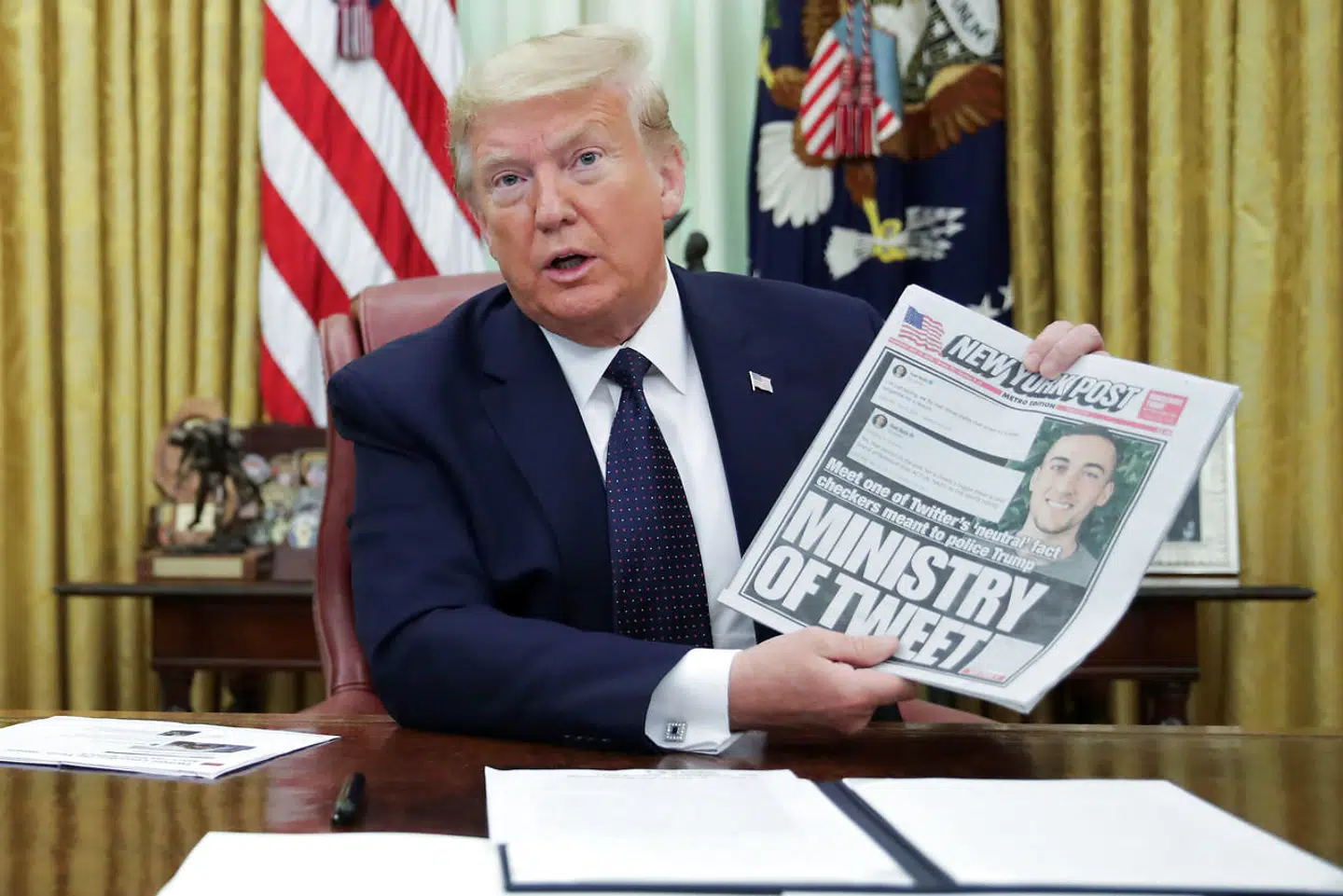 ARKIV. Washington Post mener, at Trump for evigt skal »udstødes« og huskes som en »urostifter«.