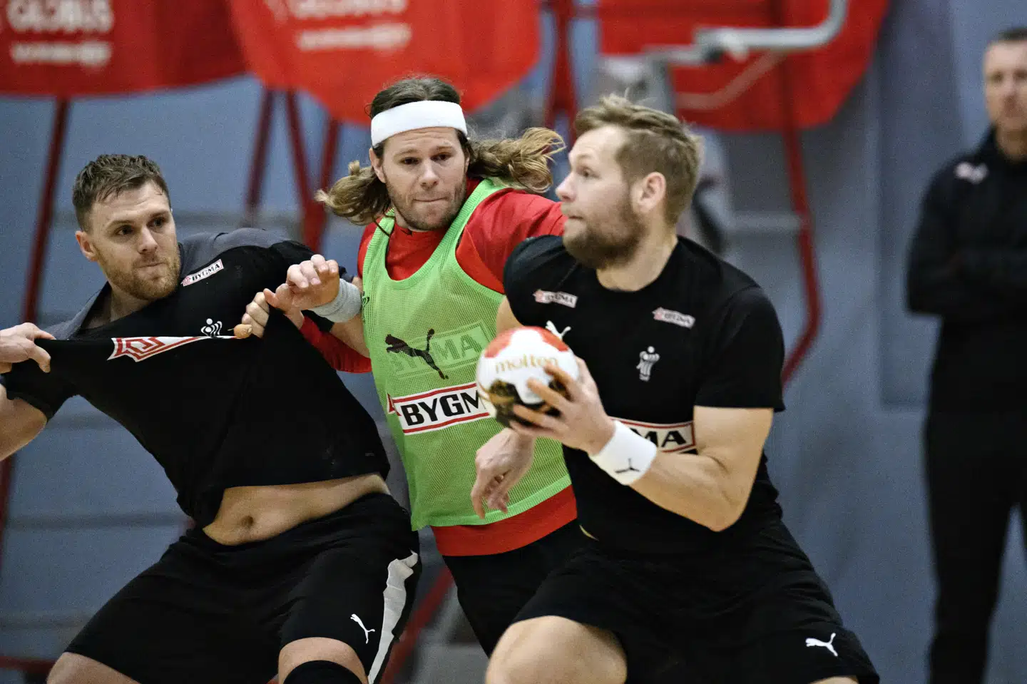 Mikkel Hansen har siden søndag været samlet med landsholdet forud for VM. Philip Davali/Ritzau Scanpix