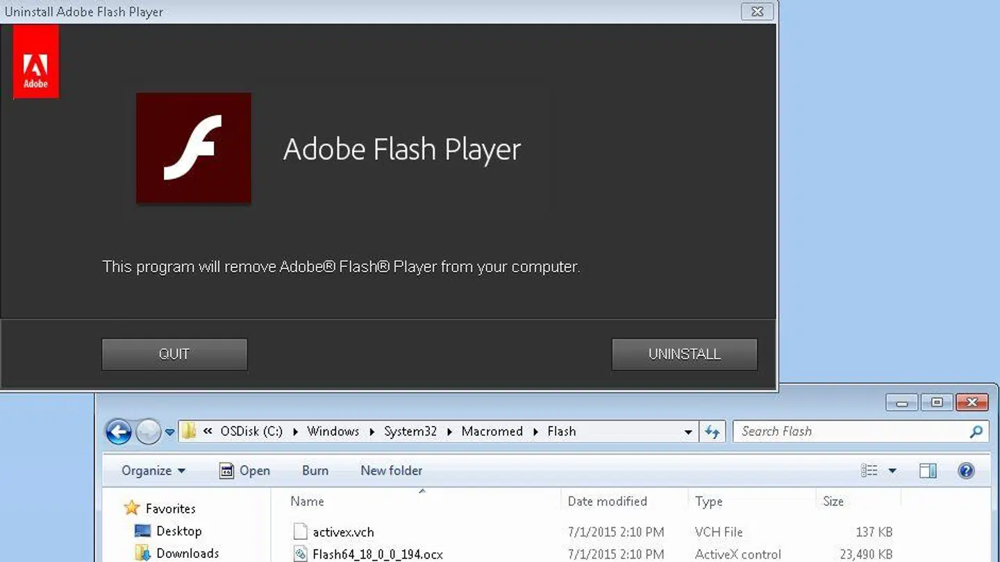 En æra slutter nu. Adobe ophørte nytårsaftensdag med at understøtte sit engang verdensomspændende Flash-program, som skabte helt nye muligheder for interaktivitet på netsiderne, og i næste uge vil det ikke længere virke. Derfor skal det nu afinstalleres, før det bliver en – ny – sikkerhedsrisiko.