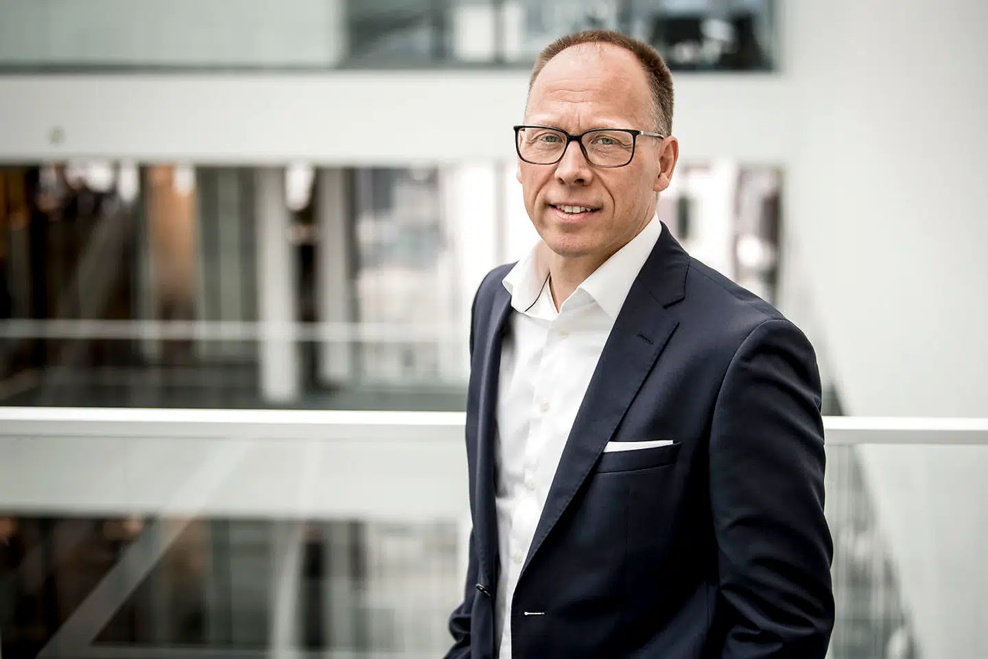 Nordea-topchef Frank Vang-Jensen er klar med en hjælpende hånd til kunderne midt i den store coronakrise.