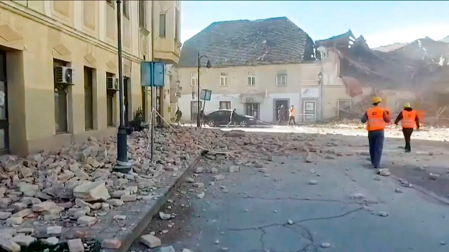 Et jordskælv har ramt det centrale Kroatien.