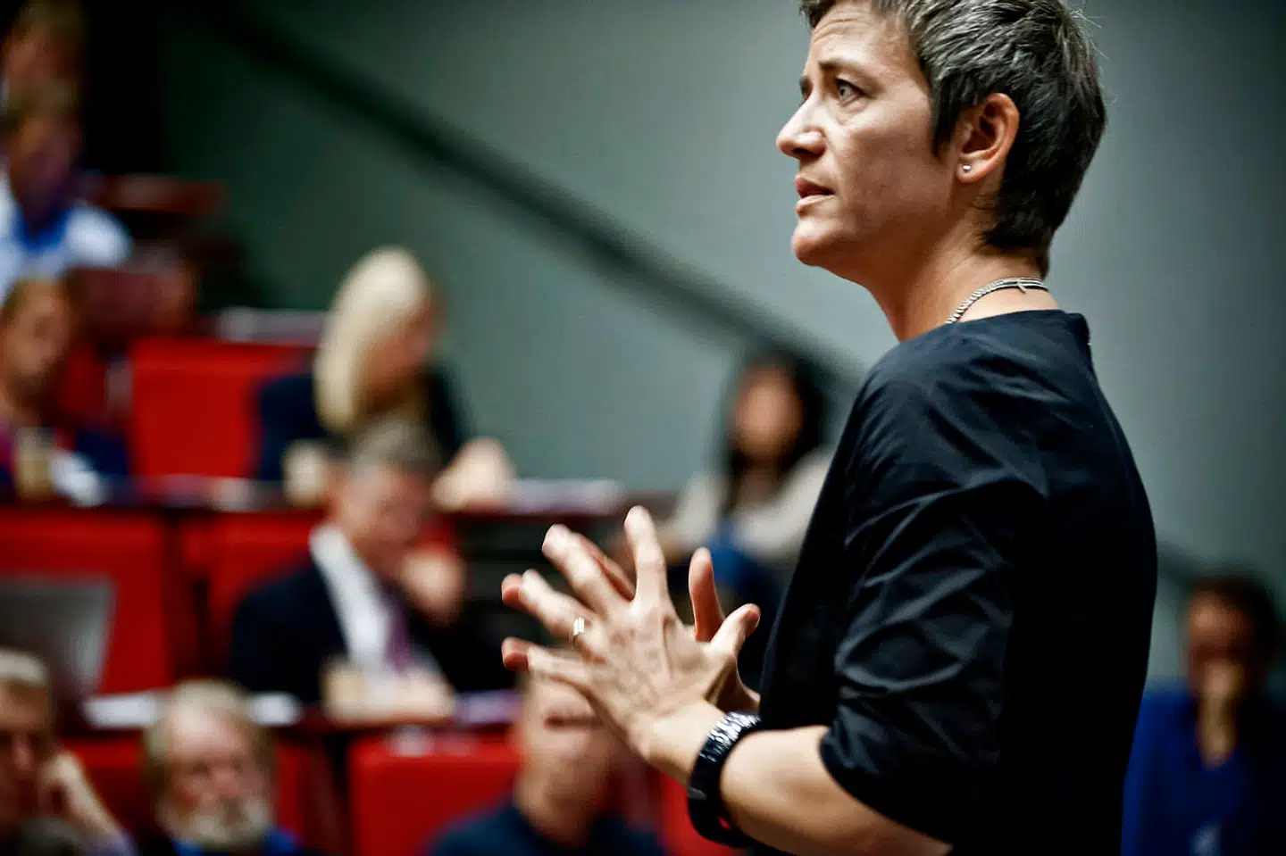 Dansk Industri og en svensk organisation har sendt en bøn til EU's konkurrencekommisær, Margrethe Vestager, om at statsstøttegodkende hjælpepakker efter en krisebestemmelse. (Arkivfoto)