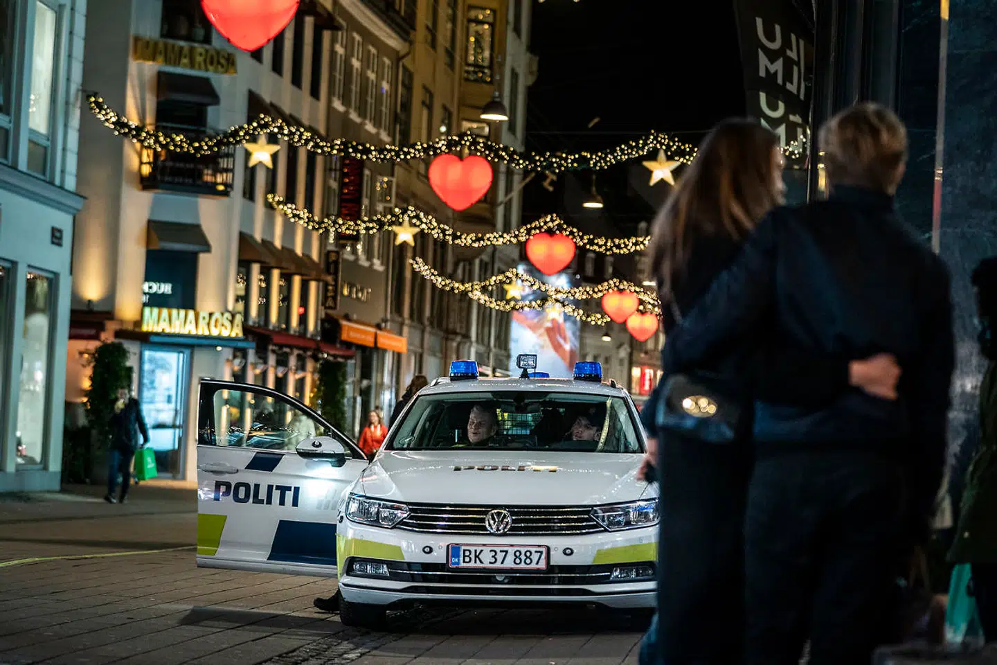 Strøget i København sidste aften, inden nedlukning af storcentre trådte i kraft torsdag 17. december 2020.