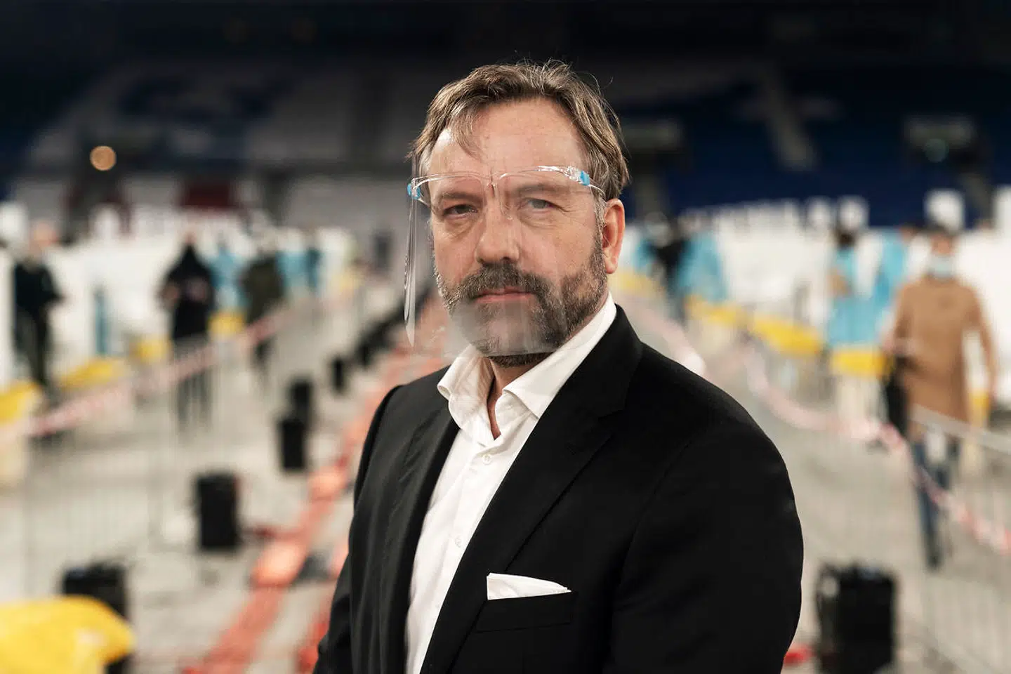 Jeppe Handwerk, direktør i Copenhagen Medical A/S, fotograferet ved testcentret i Parken.