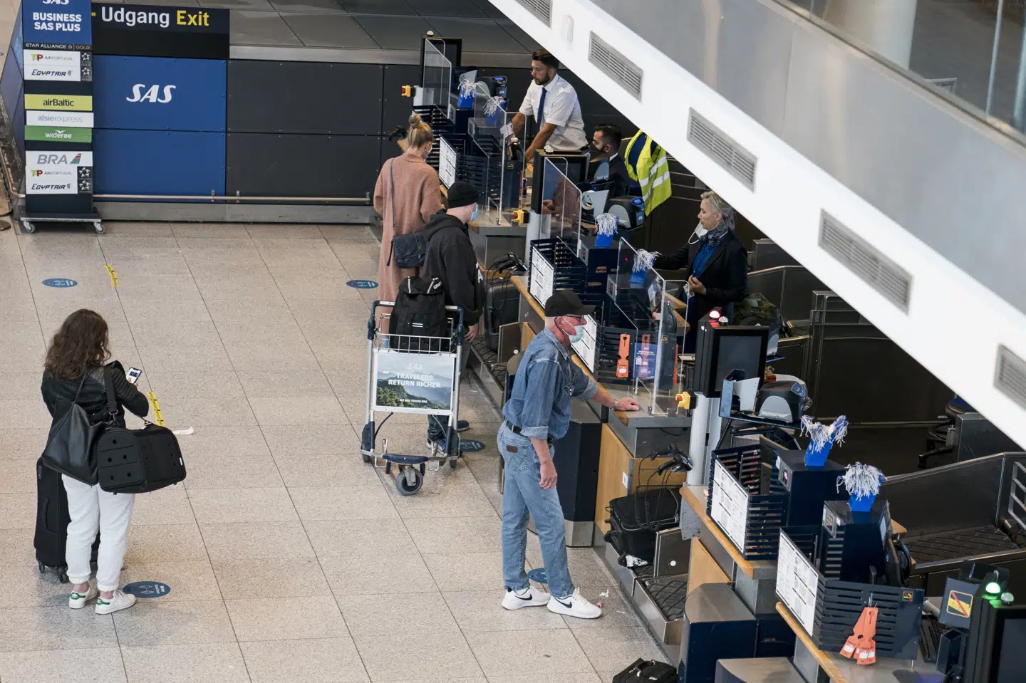 Fra mandag formiddag kommer der ikke flere flyrejsende til Danmark fra Storbritannien. (Arkivfoto) Niels Christian Vilmann/Ritzau Scanpix