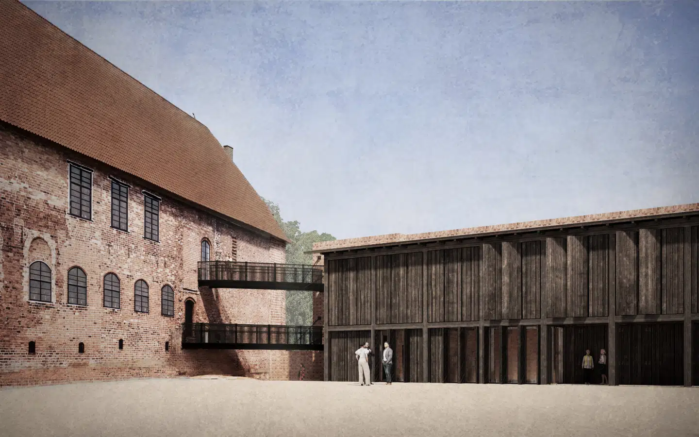 Her er planen for formidlingsfløjen på Nyborg Slot.