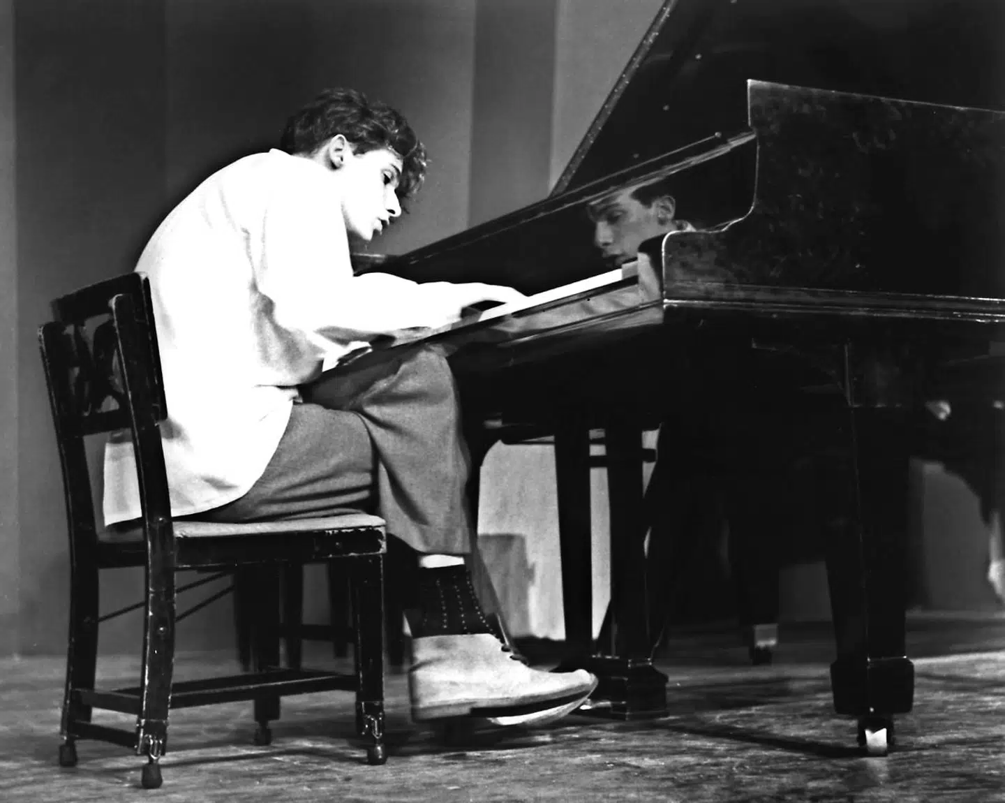 Det unge geni ved tangenterne: Glenn Gould, cirka 1950.